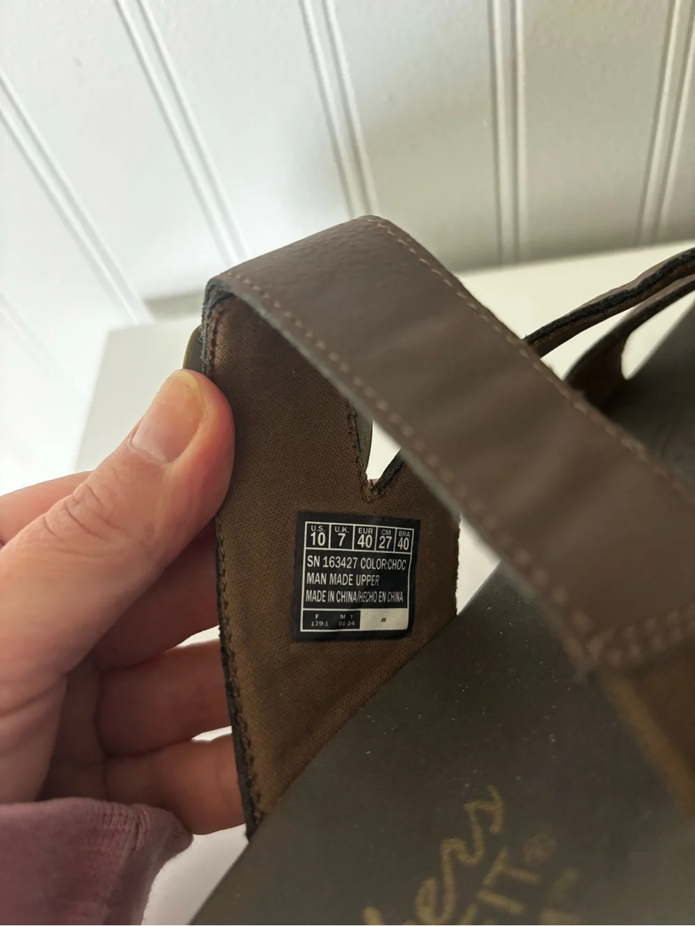 Skechers Women's Dark Brown Buckle Slide Mules - Picture 6 of 10